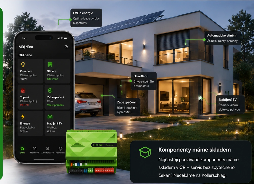 Loxone aplikace, Miniserver a moderní chytrý dům